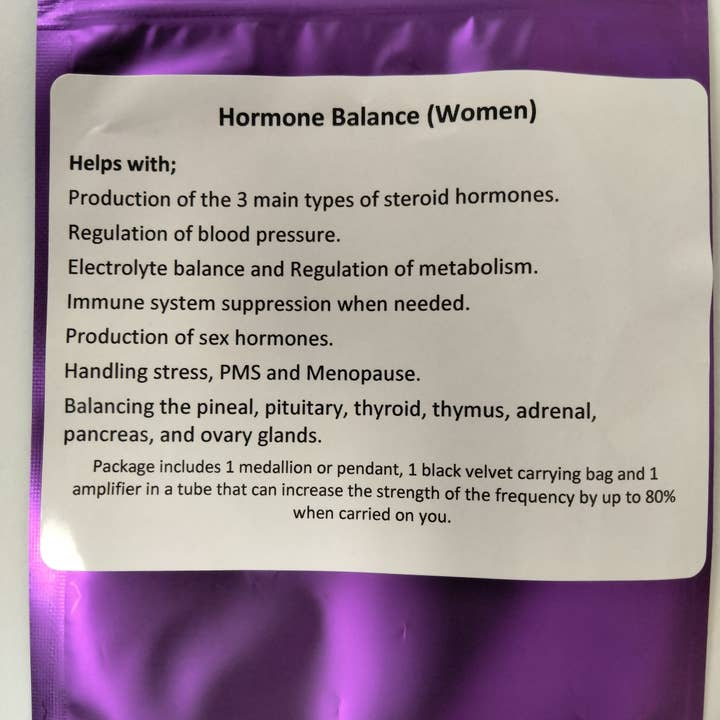 Scalar Frequency Healing - Wholesale Spiritual Stone/Crystal - Hormone Balance (Women) - Wellness Aid1
