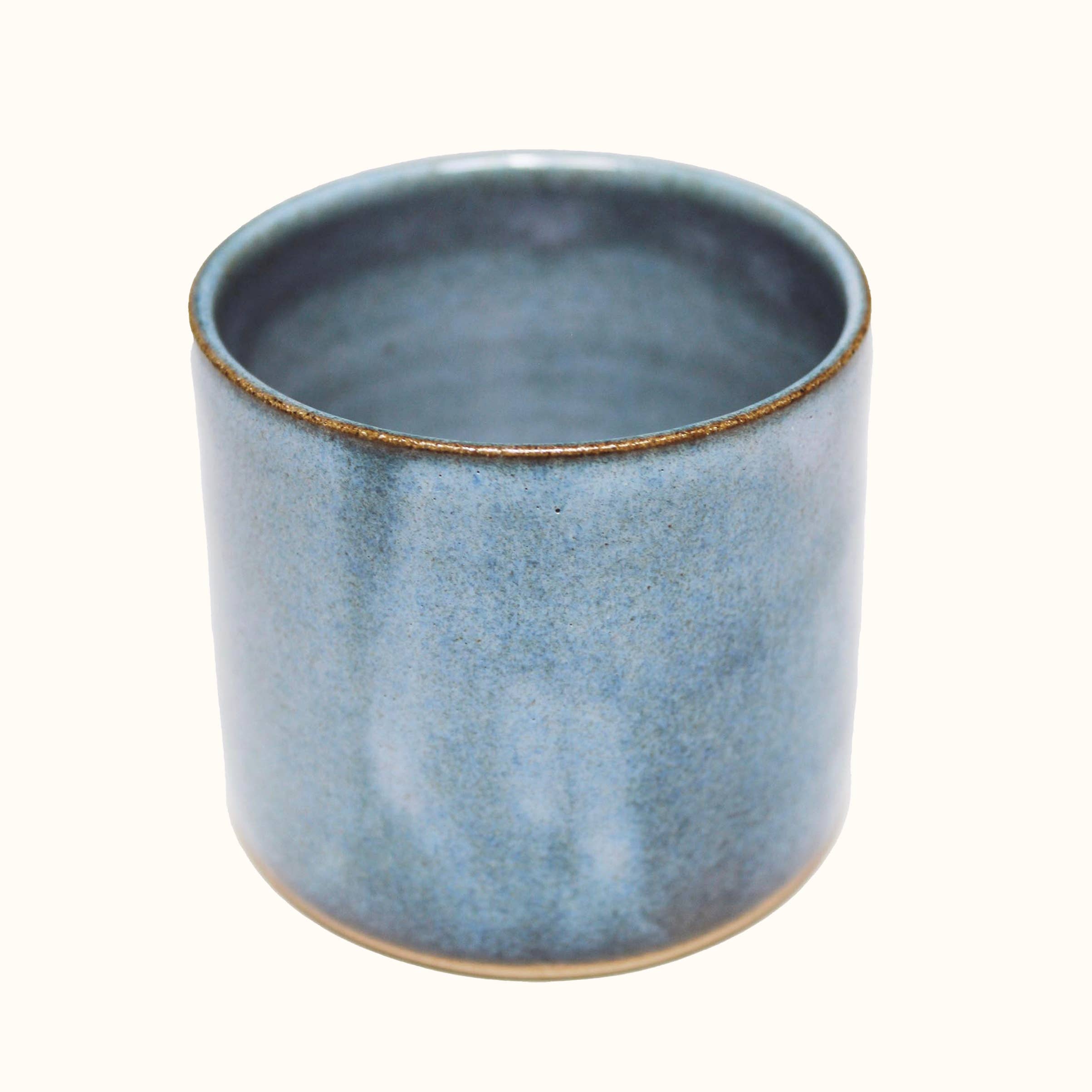 Storm Flowers Garden - Wholesale Plant Pot - Sea Blue Handmade Ceramic Plant Pot 8cm diameter