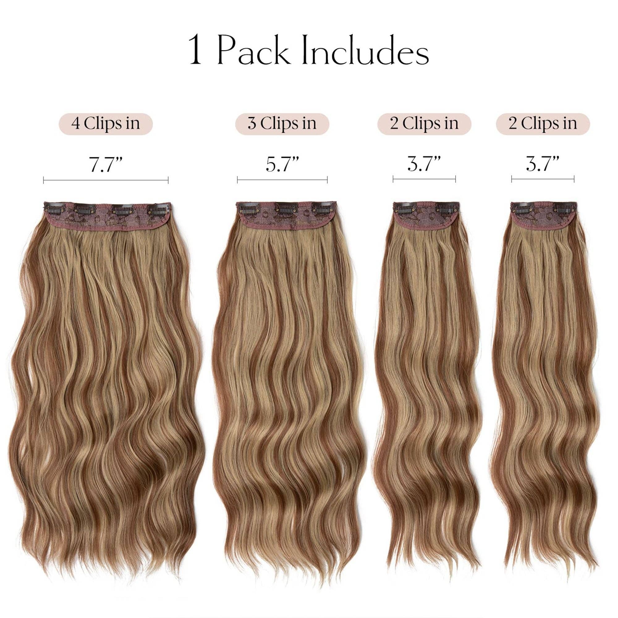 AK Brand - Wholesale Hair Extensions - Long Curly Water Ripple Clip-in Hair Extensions for Women6