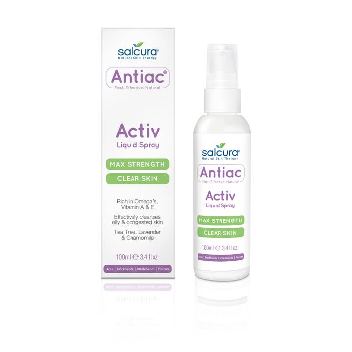 Antiac Activ Liquid Spray 100ml for wholesale by Salcura Natural Skin Therapy