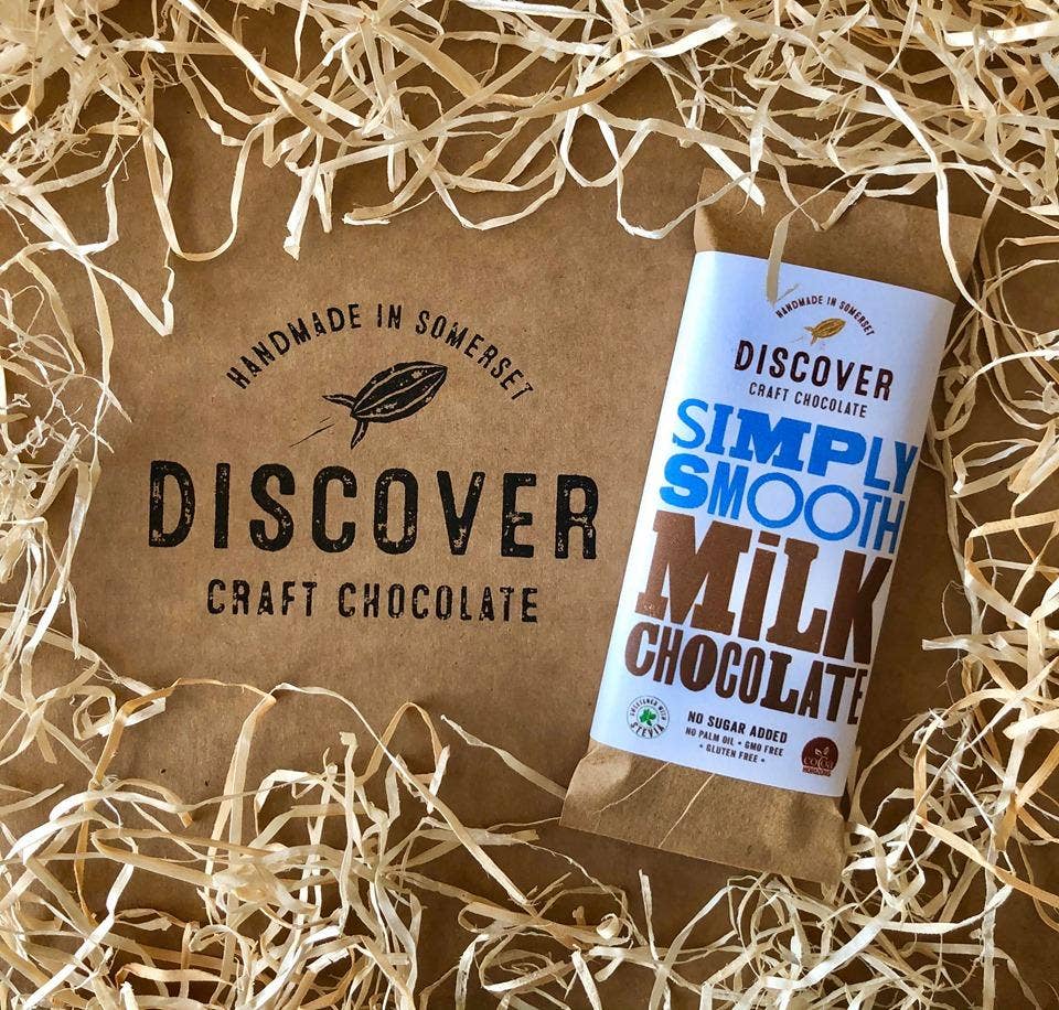 Discover chocolate - Wholesale Chocolate bar - Simply Smooth Milk Chocolate - No Added sugar1