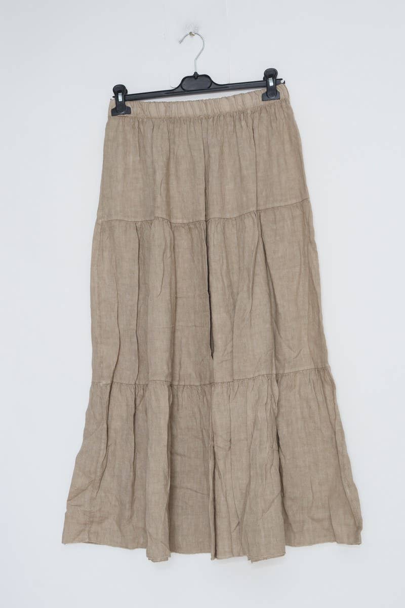 LÉA & LUC - Wholesale Skirt - Women's - 100% Linen Skirt REF. 83483