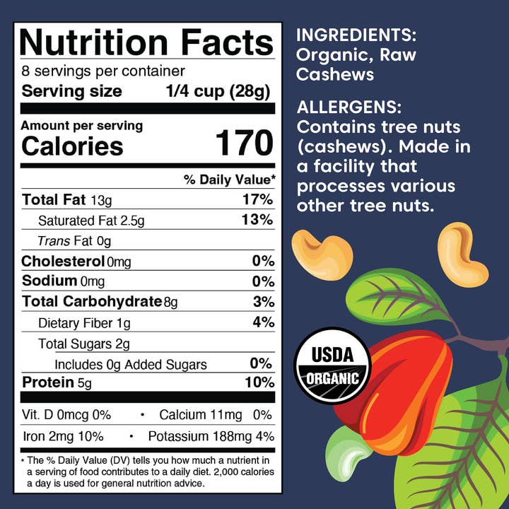 Wilderness Poets - Wholesale Nuts - Organic Jumbo Cashews2