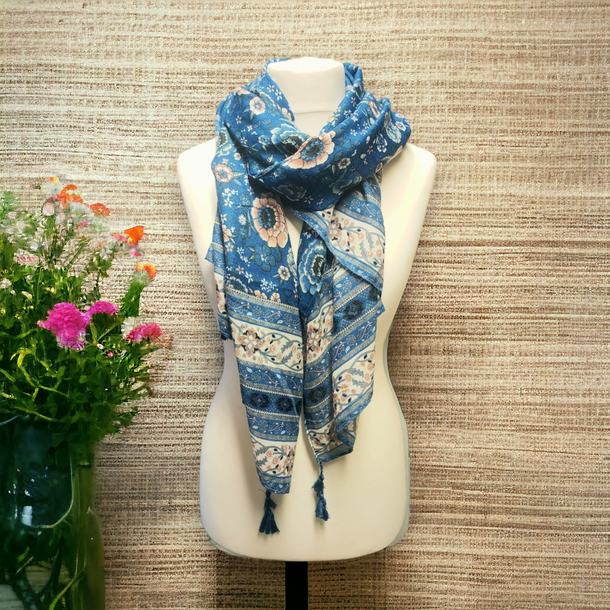 Jess & Lou - Vente Écharpe – femme - Collection d’écharpes de printemps | 13 motifs uniques7