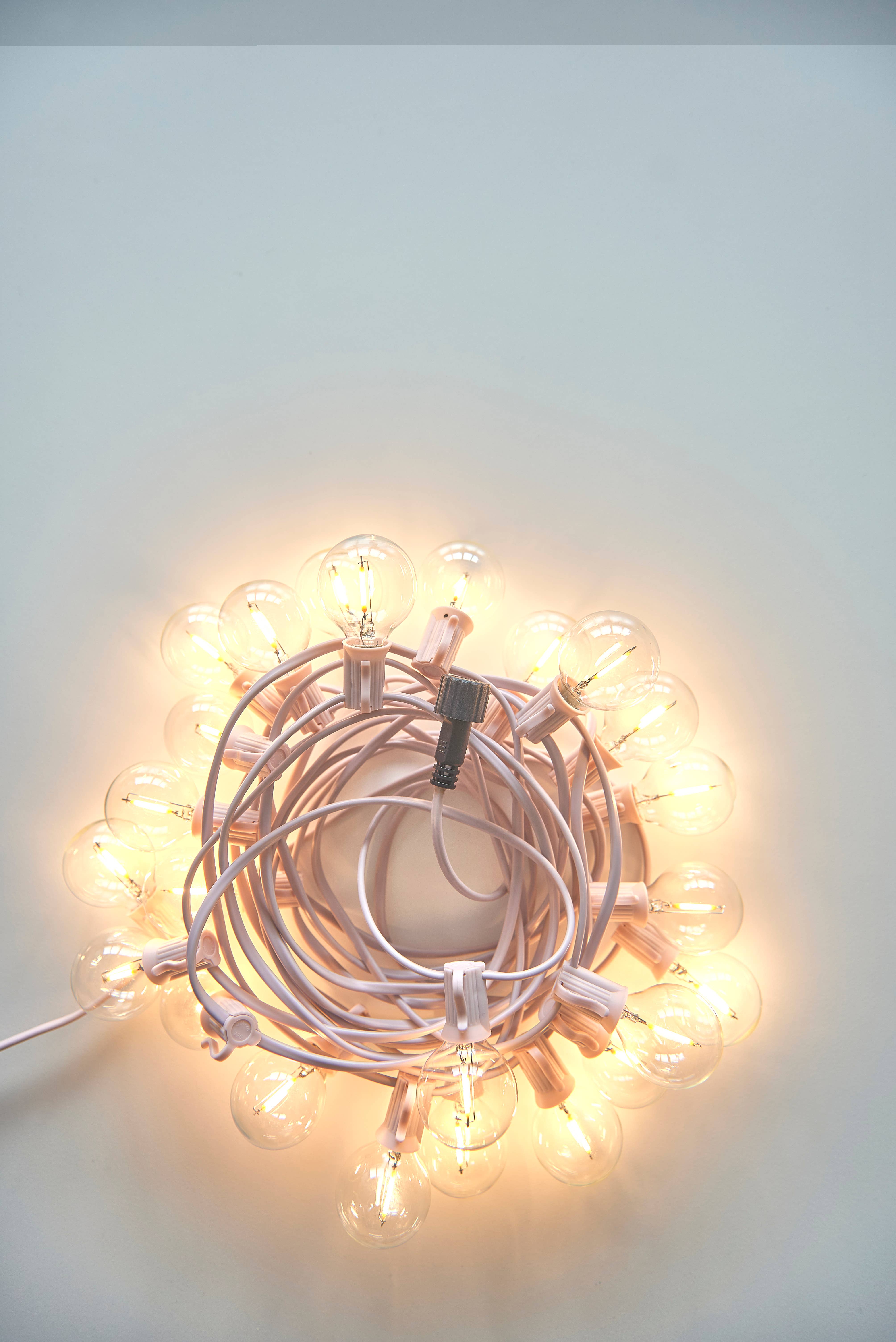 Lightstyle London - Wholesale Fairy lights - Festoon 15 warm witte LED-lampen, 3 kleuren, 5,6 m verlicht0
