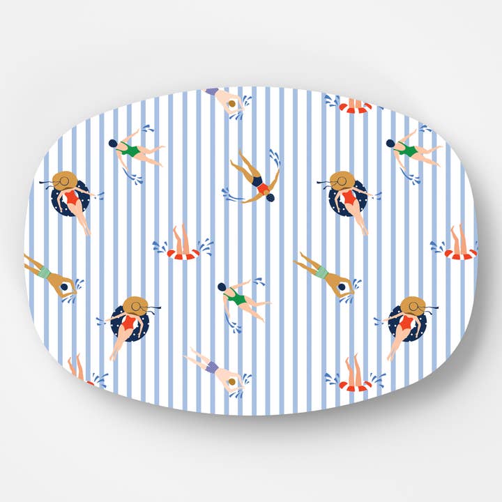 WH Serving Platter | Swimmers for wholesale by WH Hostess Social Stationery