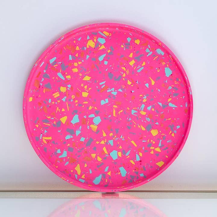 Vassoio in terrazzo - Piatto rotondo - Piatto da portata per la vendita all'ingrosso da parte di LiZ-e