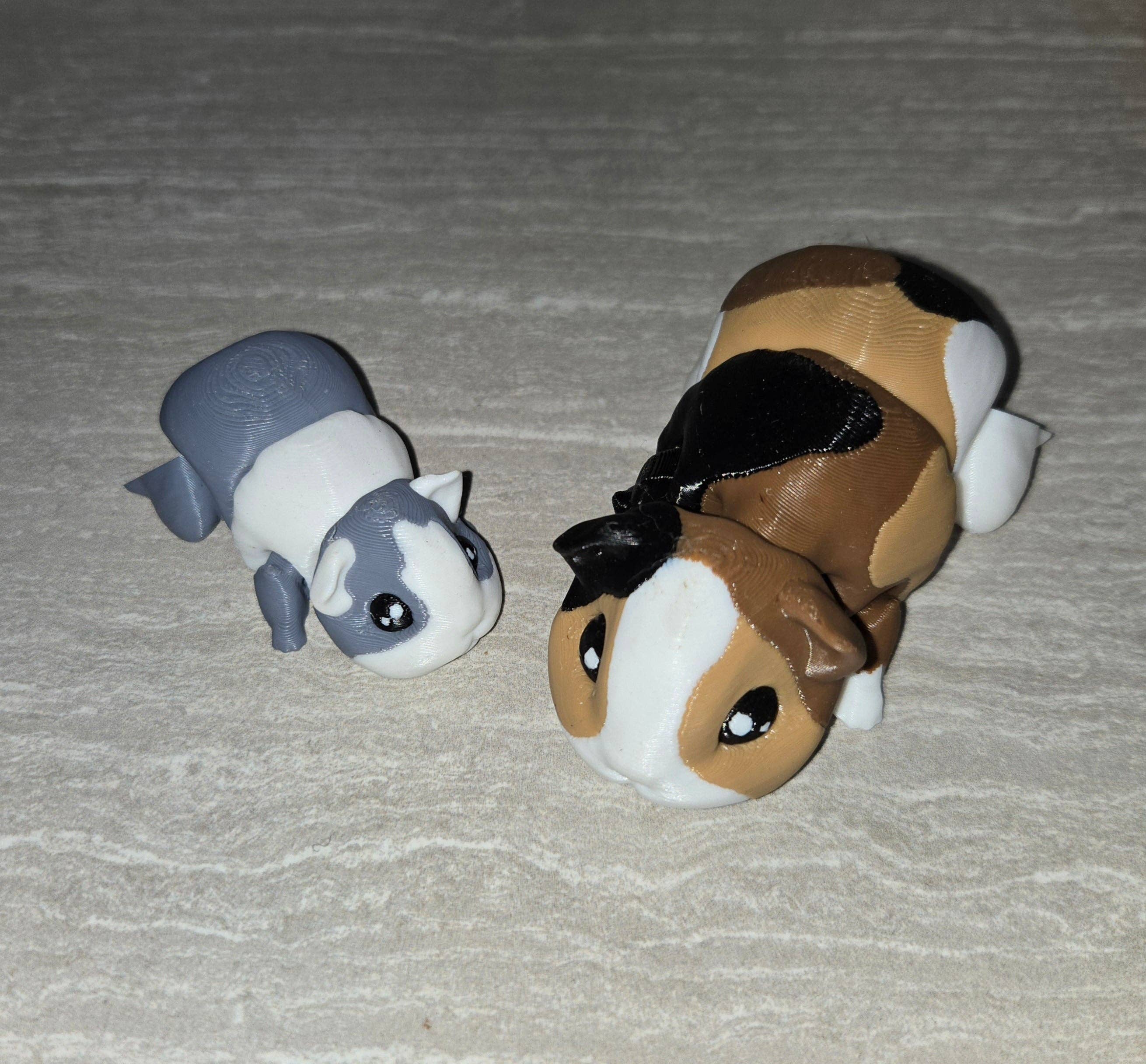 Cosmic 3D Creations - Vente Figurine – enfant - Cochon d'Inde imprimé en 3D avec maison | Figurine articulée | Animal flexible4