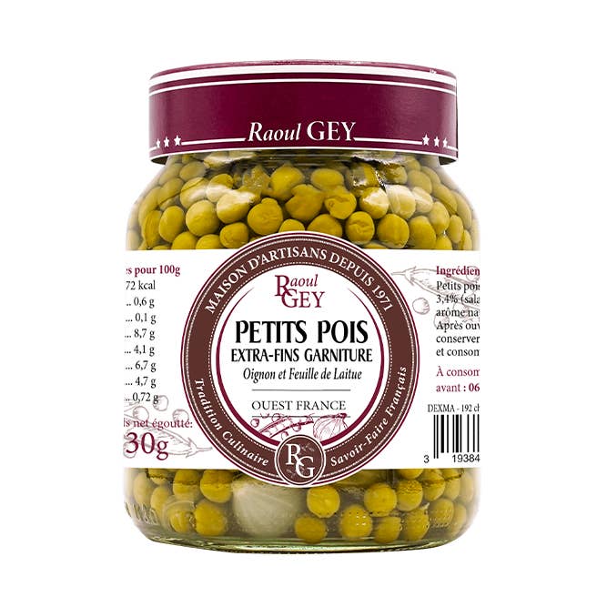 Extra feine französische Erbsen 37cl - 1136 für den Großhandel von Maison RGEY