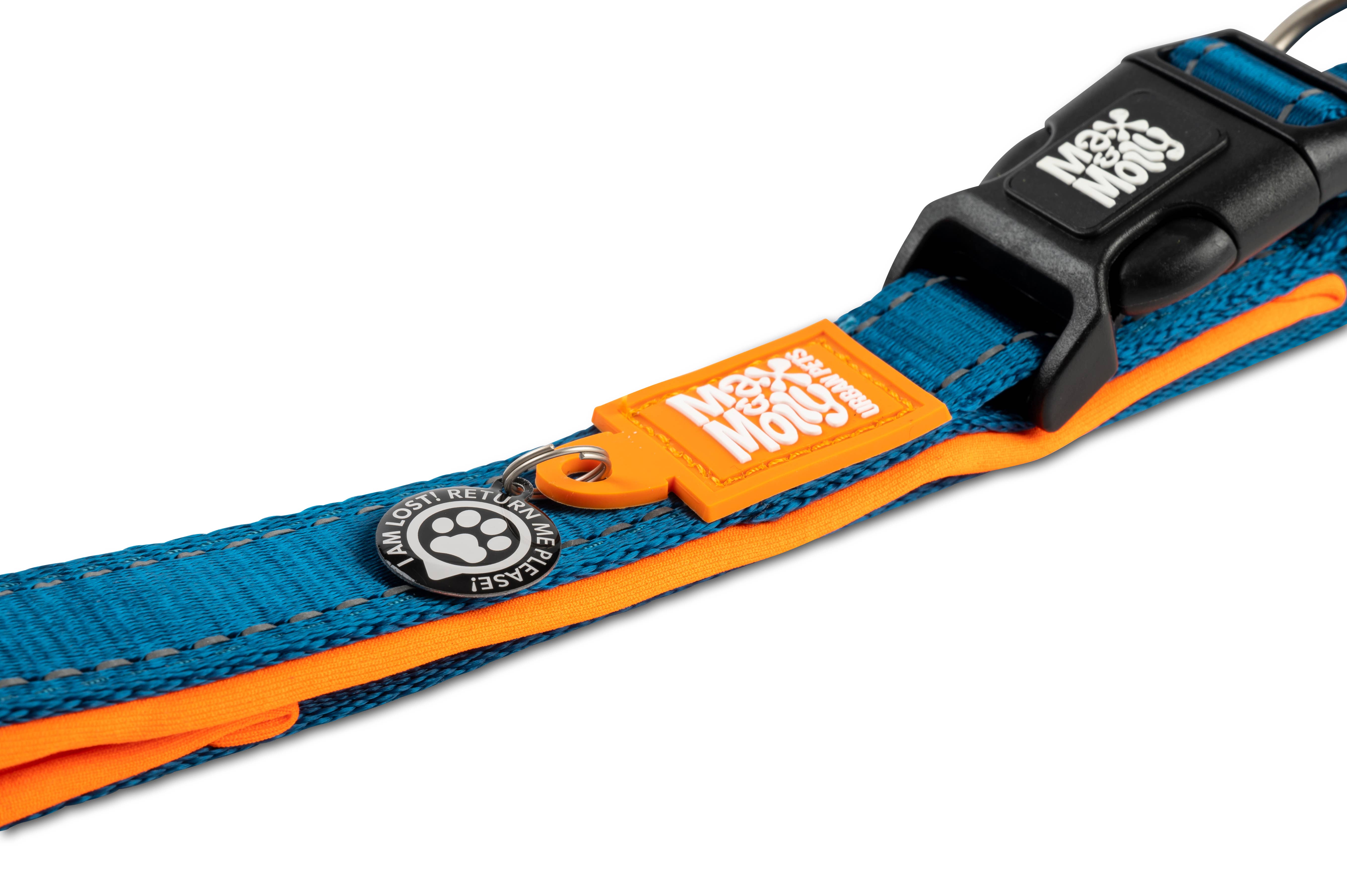 Max & Molly - Wholesale Pet collar – Dog - Smart ID Dog Collar - Matrix Orange2