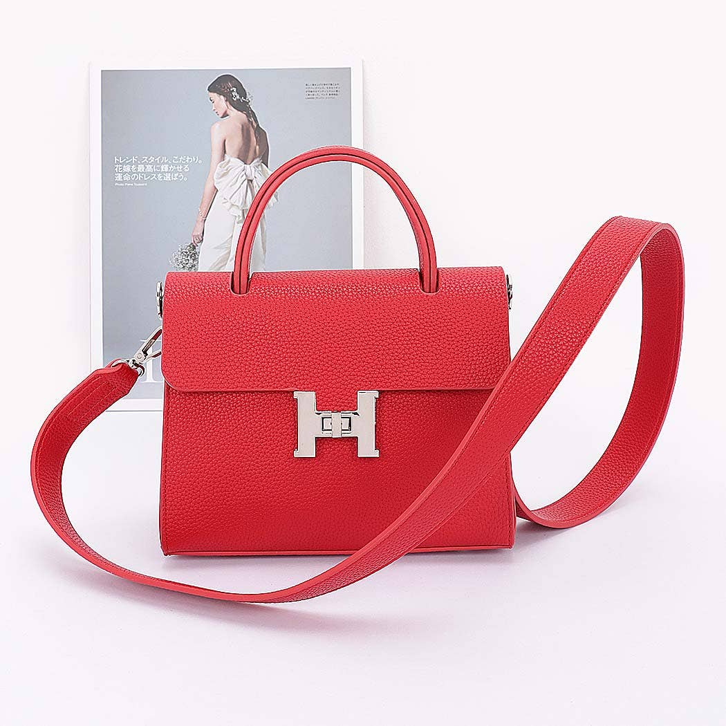3AM BY H&D ACCESSORIES - Wholesale Top Handle Bag - Women's -  Faux Leather Flap Bag1