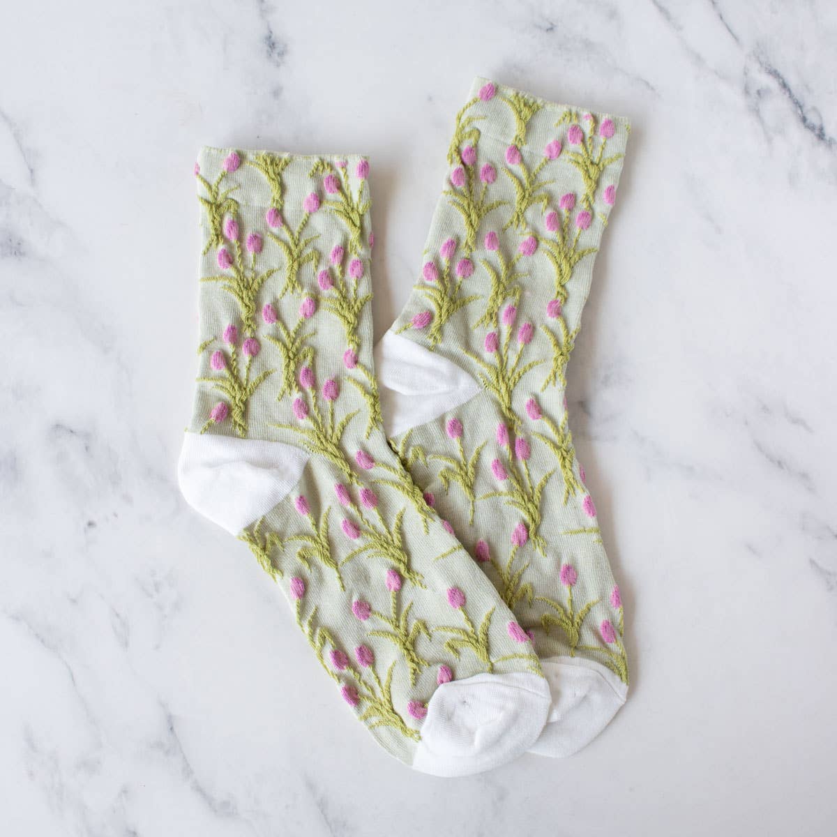 Tiepology - Wholesale Socks - Women's - Vintage Tulip Casual Socks1