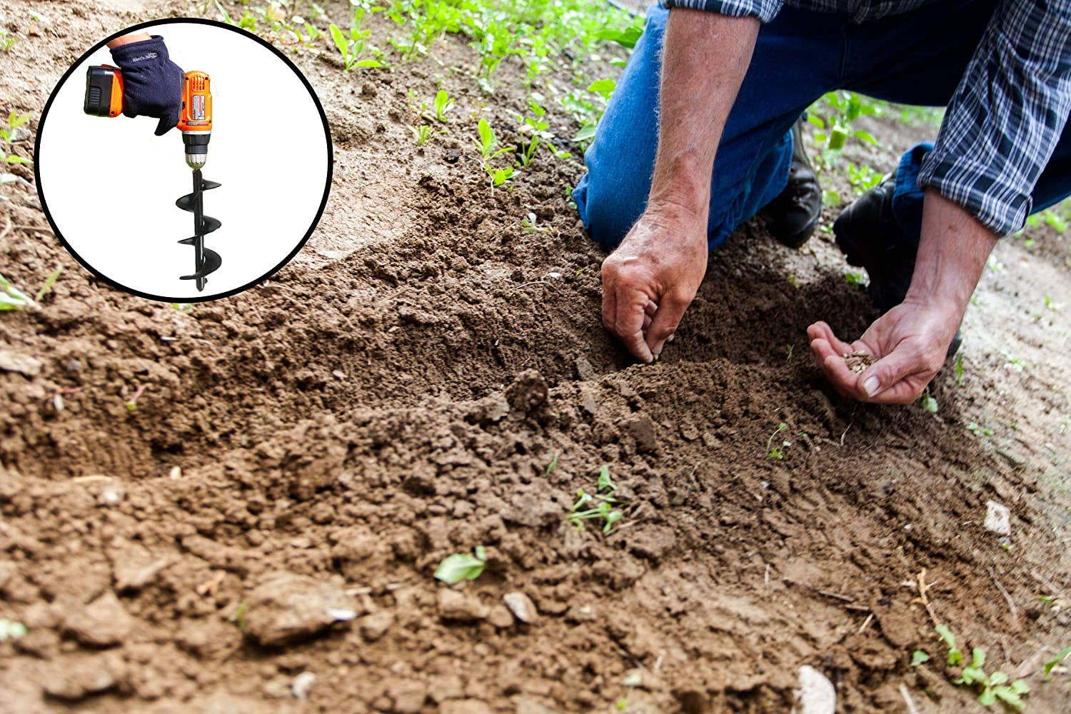 Ashman Online - Wholesale Garden Tool - Ashman Auger 12 inch 2 Pack. Garden Plant Flower Bulb Auger3