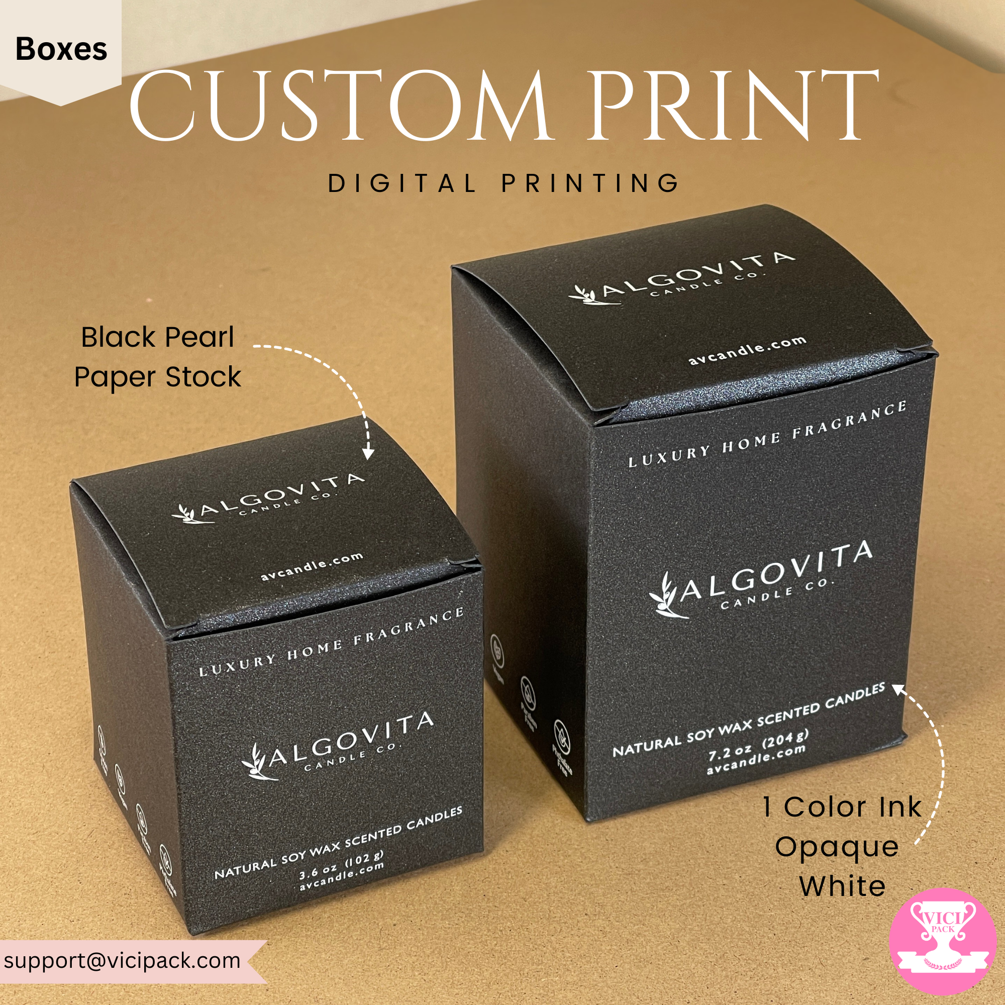 Vici Pack – Großhandel Geschenkboxen – 1-oz-Flaschenverpackungen aus luxuriösem Papier, Sets mit 25 Stück108