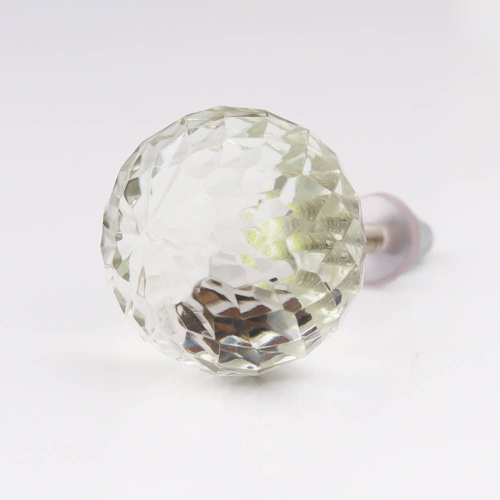 Clear 6 Piece Dome Kitchen Cabinet Knobs and Handles Dresser Pulls for wholesale on Faire