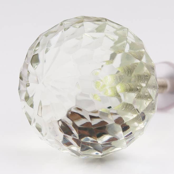 Clear 6 Piece Dome Kitchen Cabinet Knobs and Handles Dresser Pulls for wholesale on Faire0