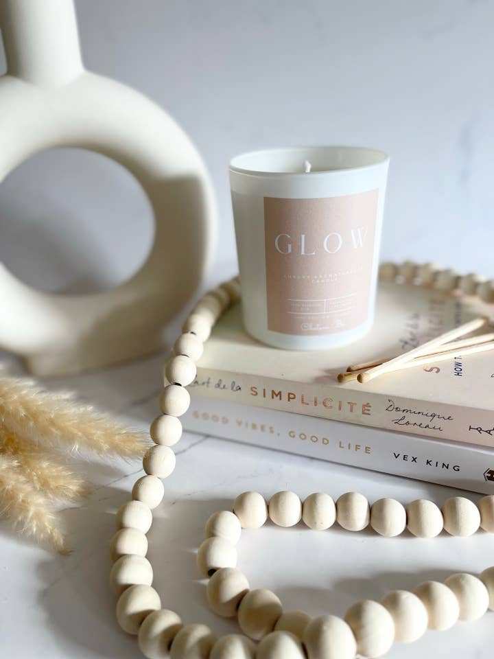 G L O W Candle for wholesale by Chateau Bo