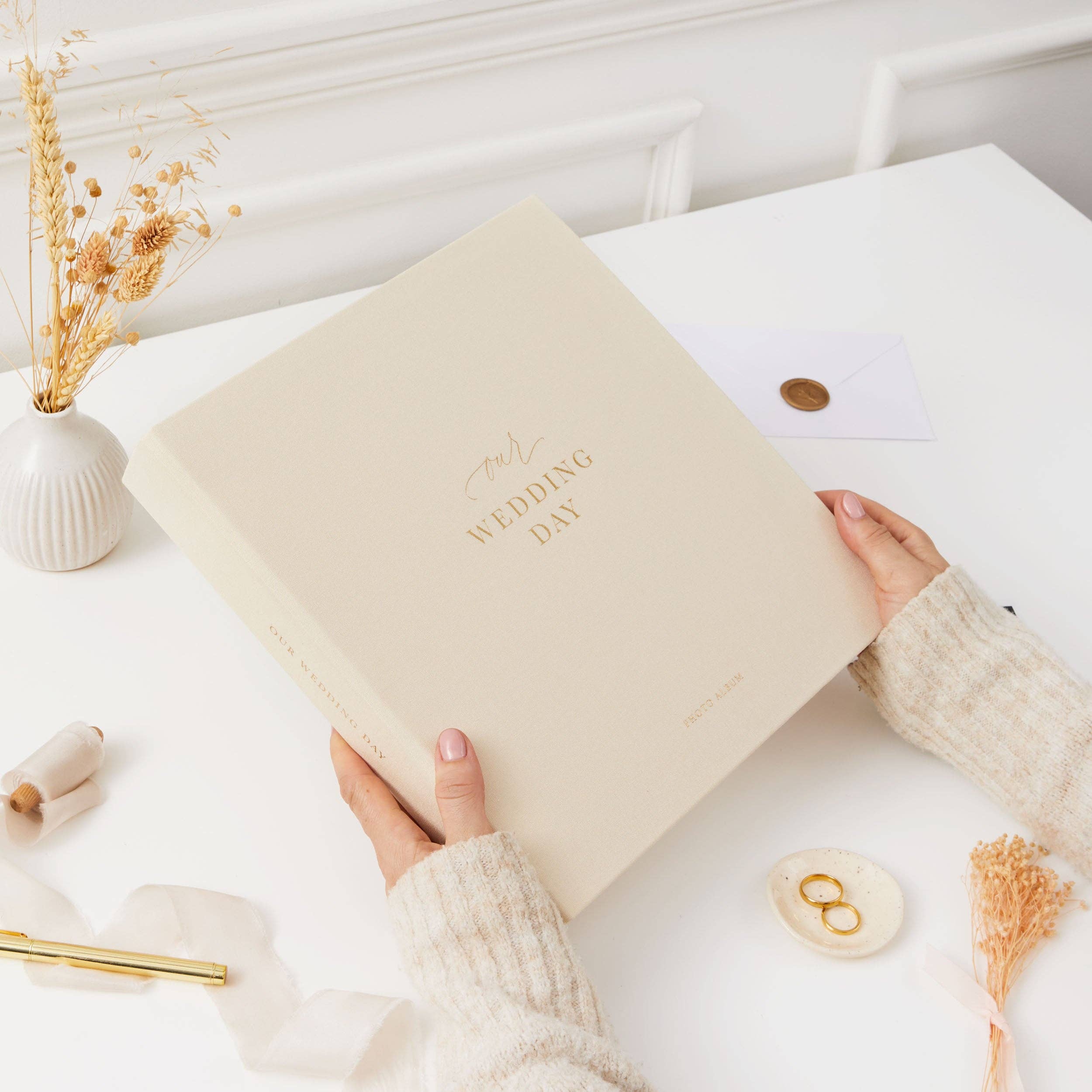 Blush And Gold – Engroshandel Fotoalbum – Vores bryllupsdag - fotoalbum9