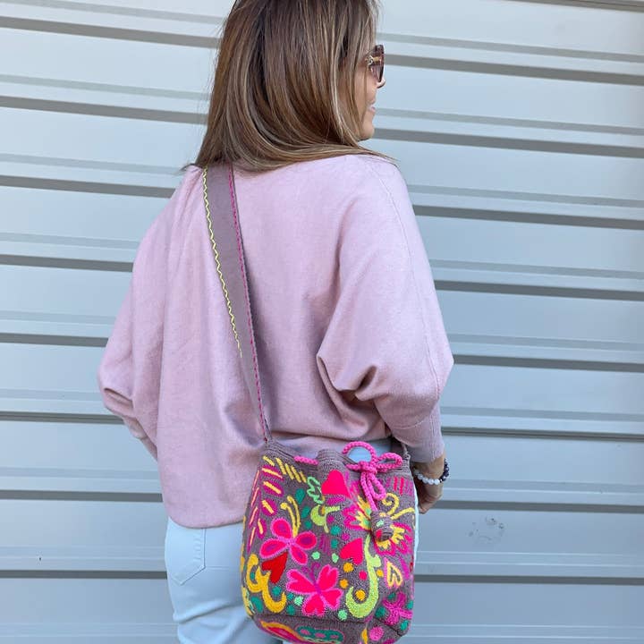 Mirabel Encanto Crossbody Bag | Tapestry Embroidery Purse for wholesale by Colorful 4U