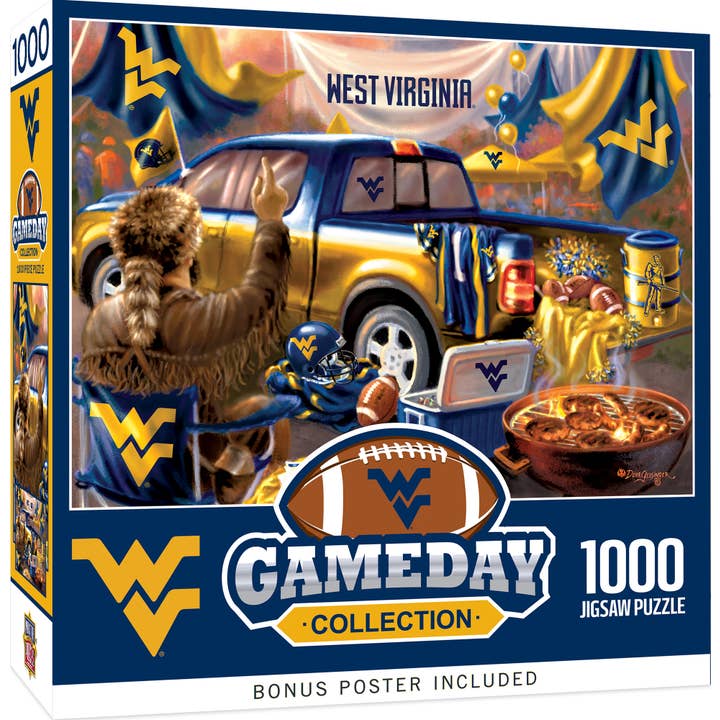 West Virginia Mountaineers - Puzzle de 1000 pièces Gameday pour la vente par Masterpieces Puzzles