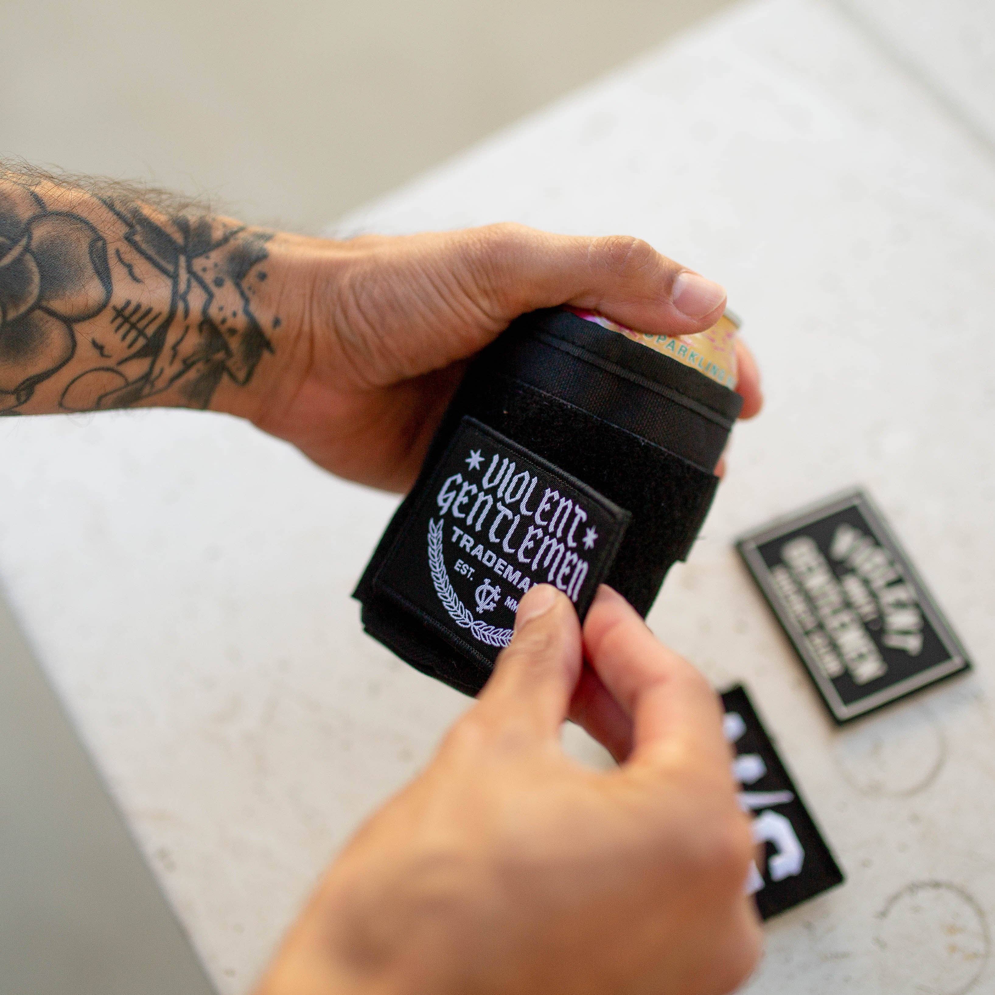 Black Bolt Classic Tactical Coozie for wholesale on Faire7