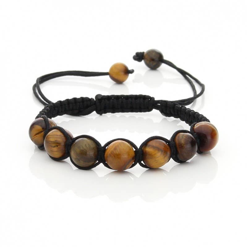 UniArt - Wholesale Beaded Bracelet - Macramé Style Semi-Precious Stone Bracelet5