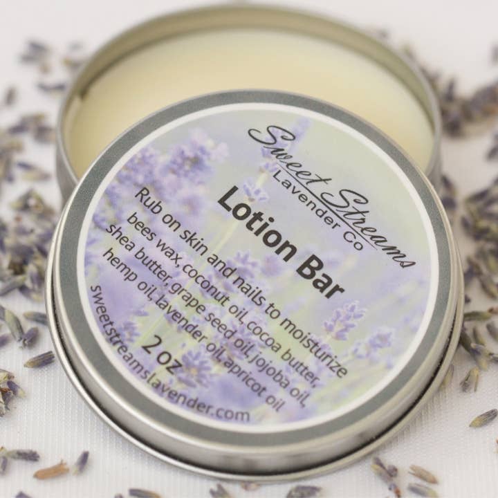 Lavender Lotion Bar voor wholesale door Sweet Streams Lavender Co.