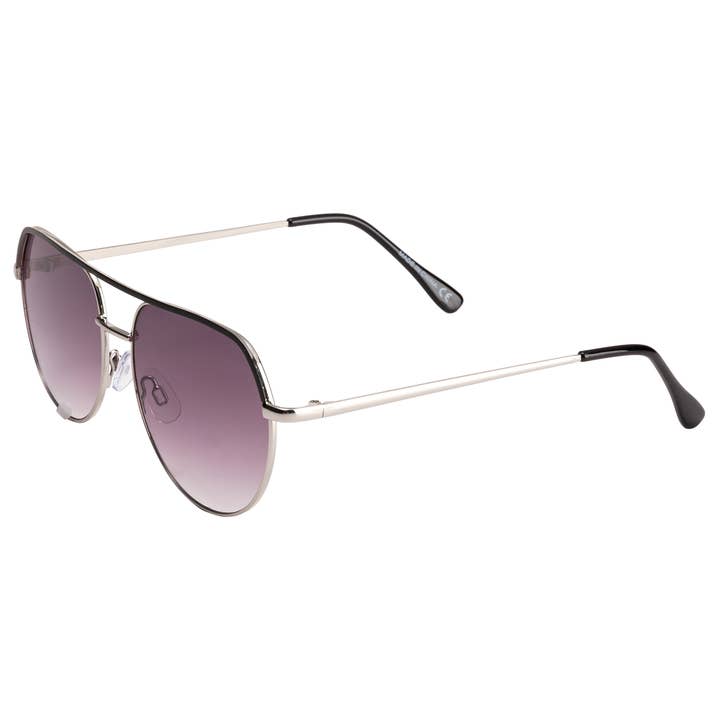 Schwarz/Silber Sonnenbrille Pilotenbrille Damen Designerbrille für den Großhandel auf Faire