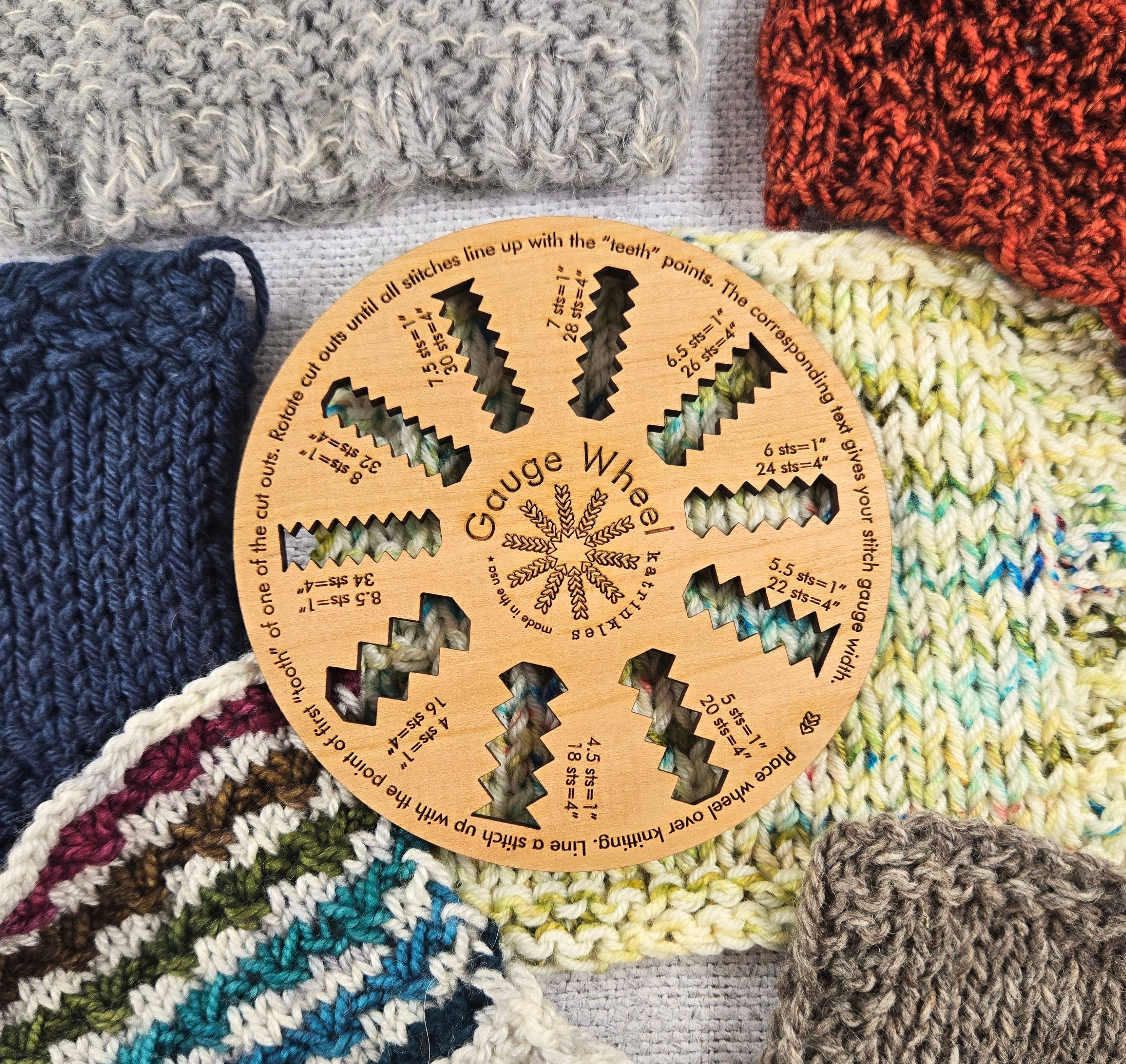 Katrinkles - Vente Accessoire de tricot/crochet - Roue de jauge1