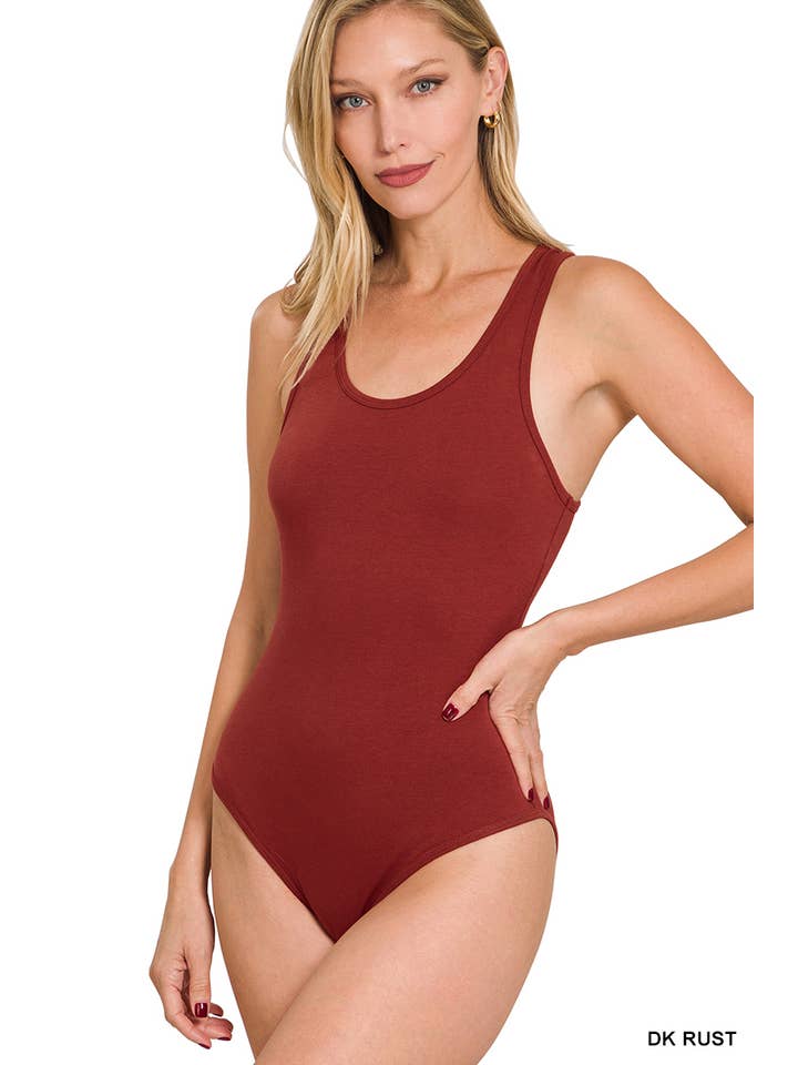 42POPS - Wholesale Bodysuit - Women's - `.Washed & Solid Cotton Bodysuit w/Snap Button closure18
