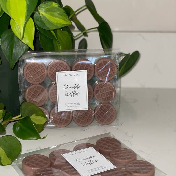 Allure Wax Works - Wholesale Wax Melt - Chocolate Waffle Wax Melts0