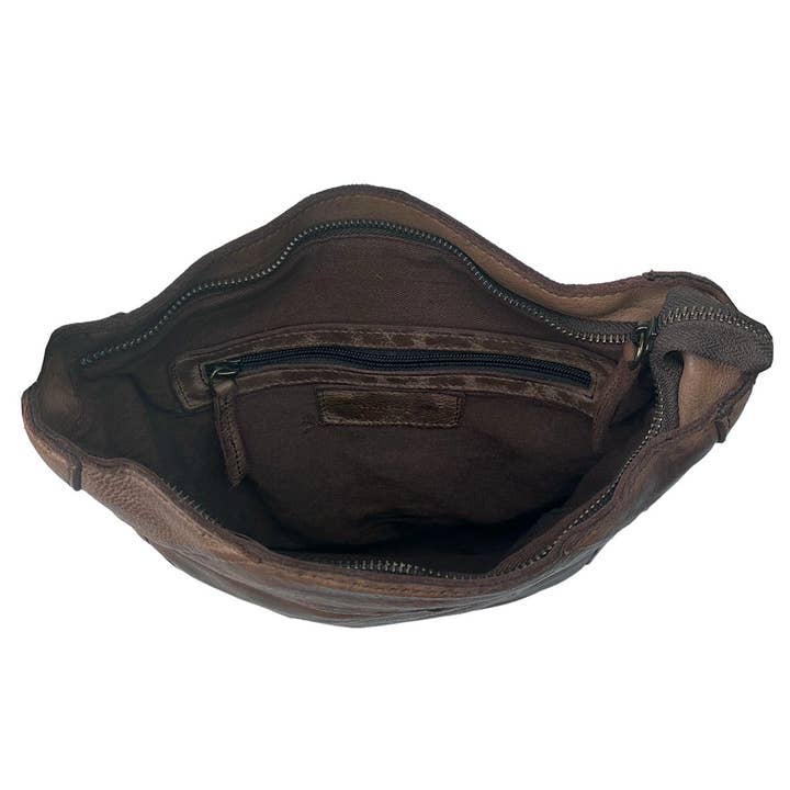 Arrigo - Wholesale Crossbody bag – Women's - Arrigo Ladies Crossbody Shoulder Washed Leather5