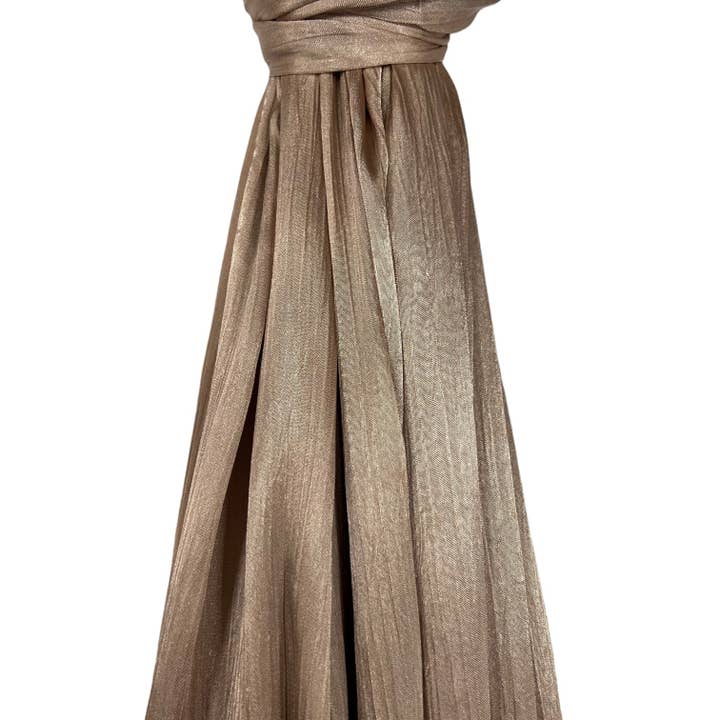 Lili Scarves (US Duty Free) - Vente Écharpe – femme - Foulard voile uni côtelé à éclat brillant10