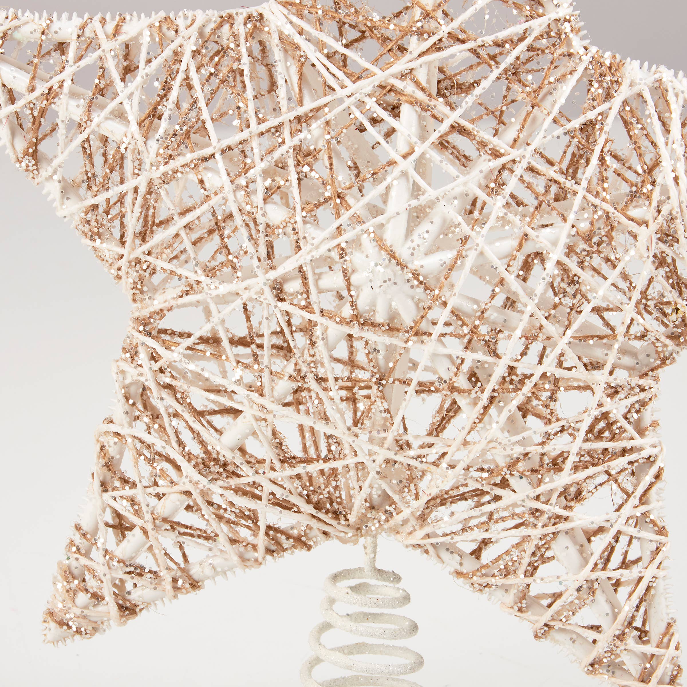 Primitives by Kathy - Wholesale Decorative Tabletop Object - Glitter Star Tree Topper1