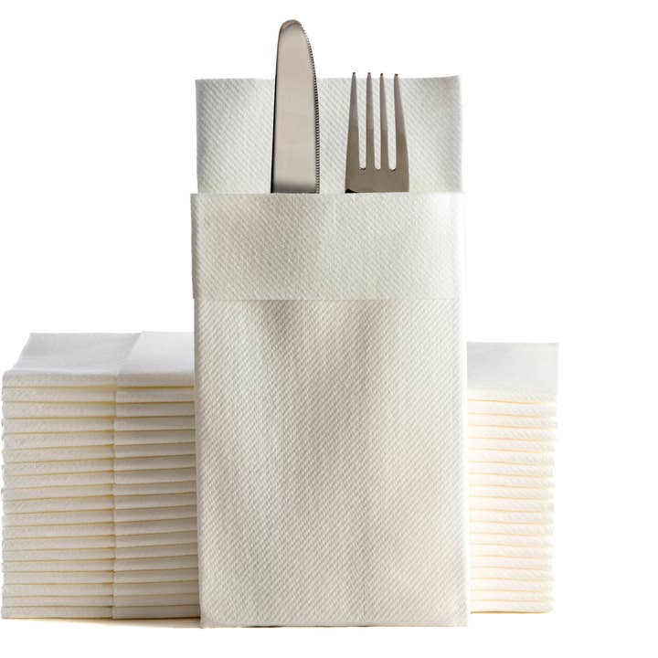Premium Linen-Feel Dinner Napkins Disposable with Pocket and other Purchase Wholesale napkin linens. Free Returns & Net 60 Terms on Faire trending on Faire.