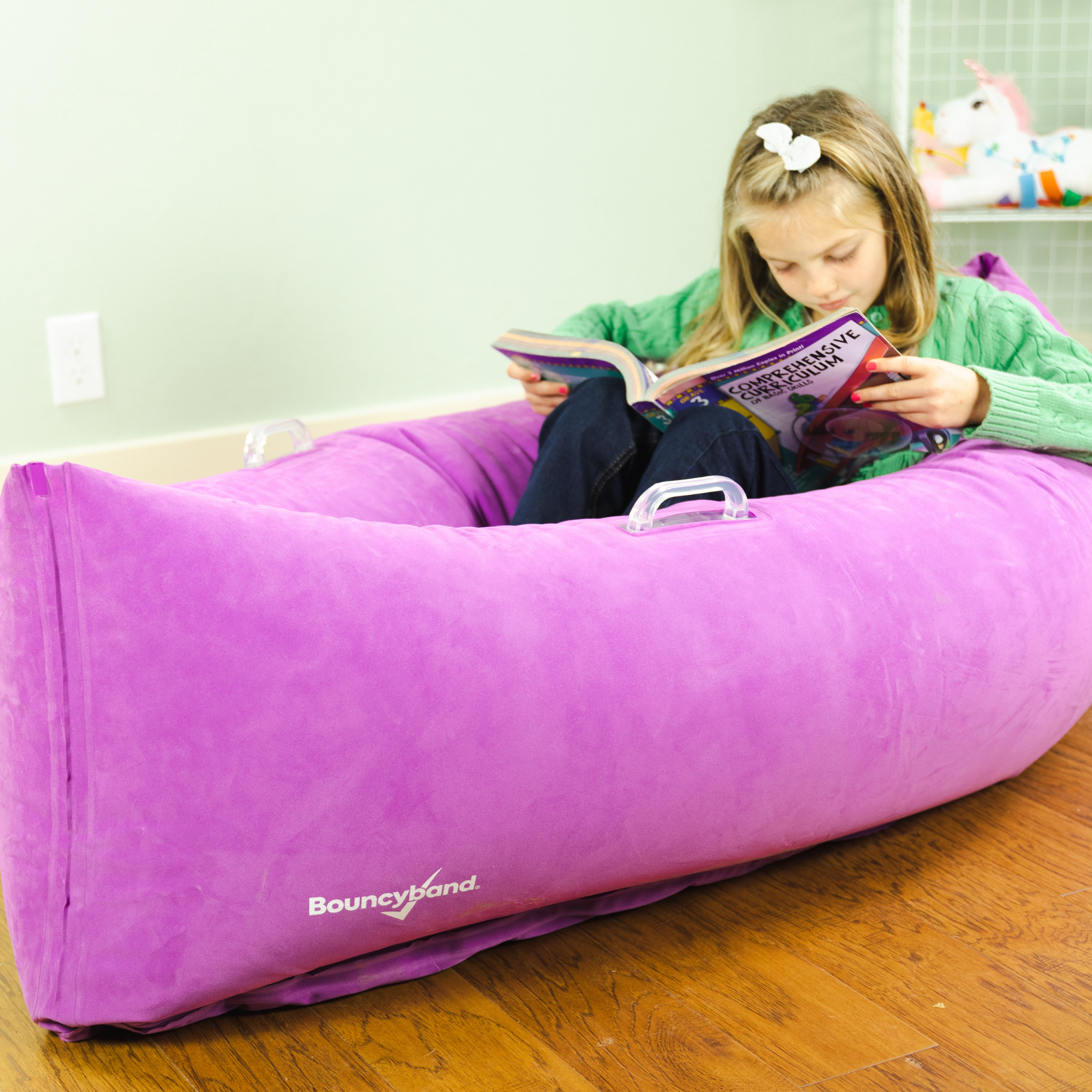 Bouncyband LLC - Wholesale Inflatable Toy - Kids & Baby - Fun & Comfy Hugging Peapod 60" Ages 6-12 up to 3-5'1" Tall3