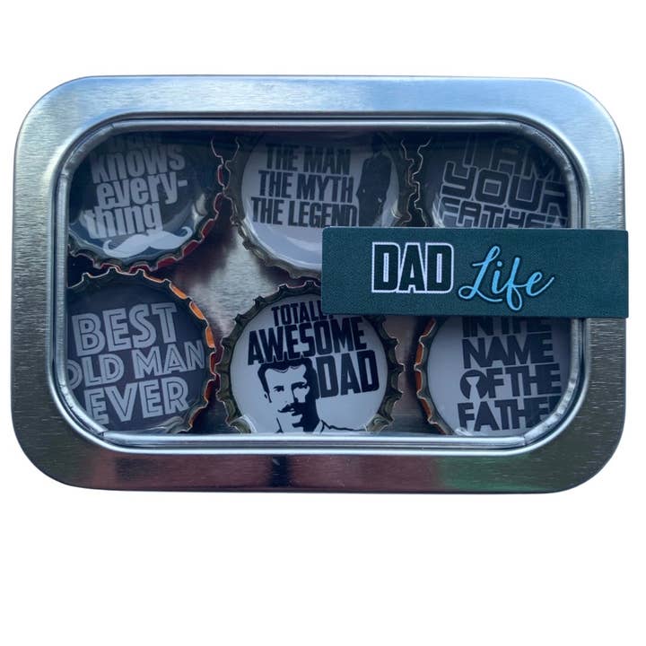 Dad Life Magnets - Handmade & Eco-friendly for wholesale by Kate's Magnets