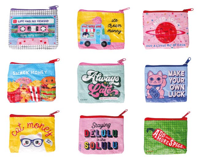 Studio Inktvis - Venta al por mayor Monedero - Unisex - Mini monedero Monedero Caritas sonrientes hechas de plástico reciclado2