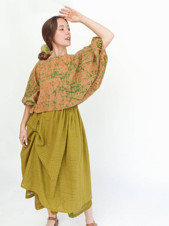 Crinkle Crop in Spring for wholesale by Megan-Ilene