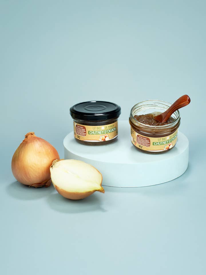 Chutney de cebola 100% orgânico por atacado de Le bio de Manon