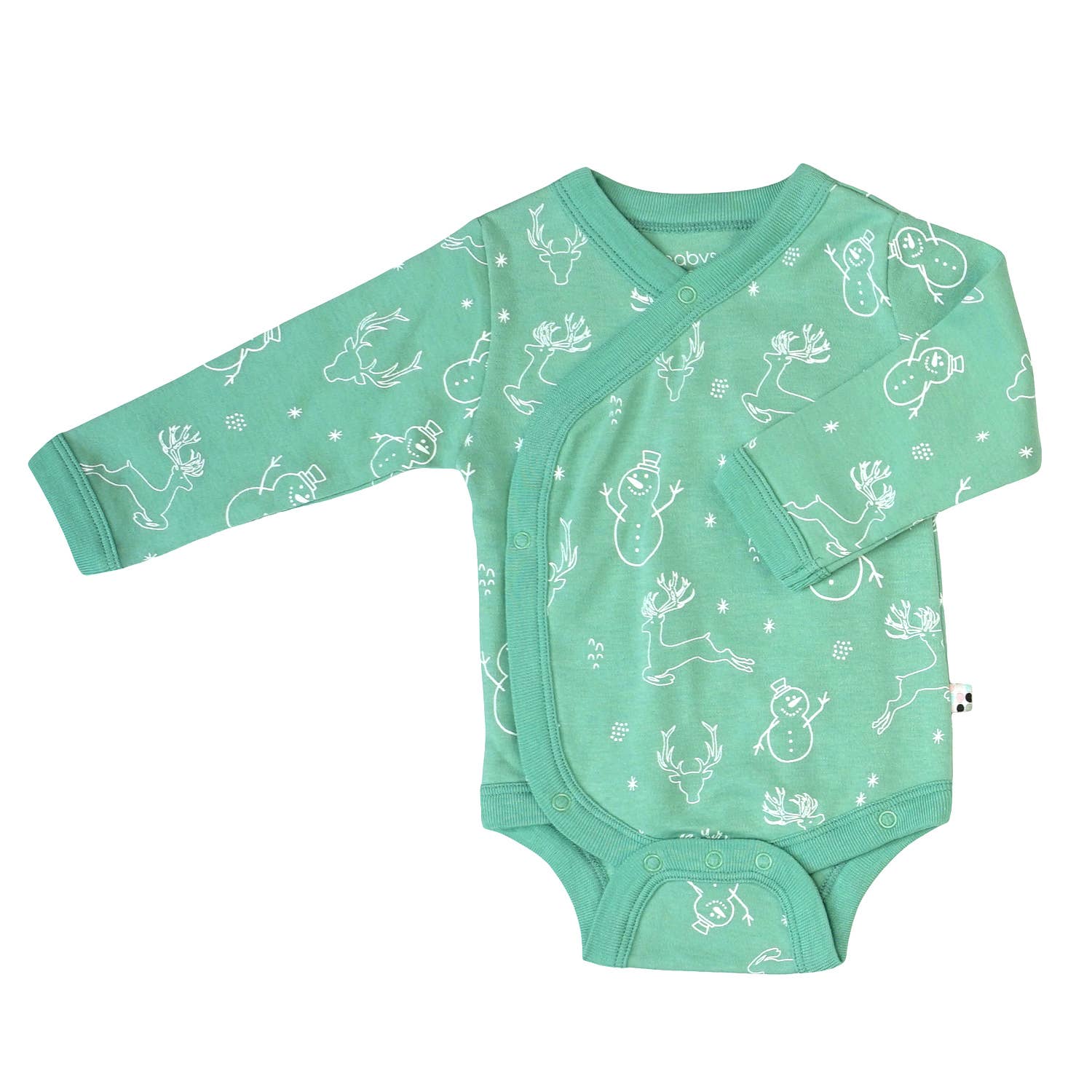 babysoy Inc - Wholesale Bodysuit (Non-Footed) - Baby - Organic Pattern Long Sleeve Kimono Bodysuit/Onesie3
