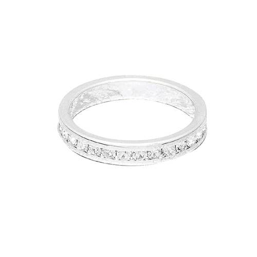 Maya J - Vente Anneau/bague à empiler - Bague Empilable en Plaqué Or 14K avec Pierre de Naissance - Simple / Recharge15