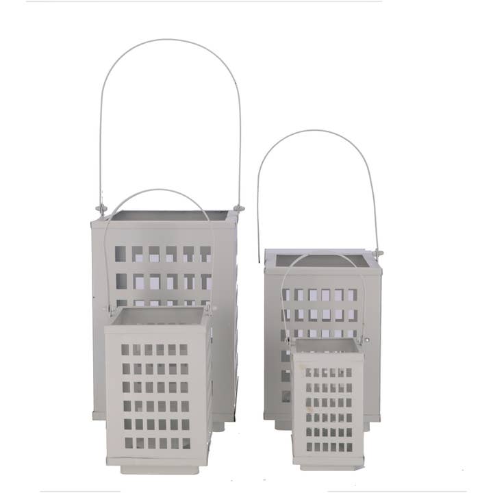 Metal Lantern Caspar, set of 4, H32/25/20/16 cm, We for wholesale by Vosteen