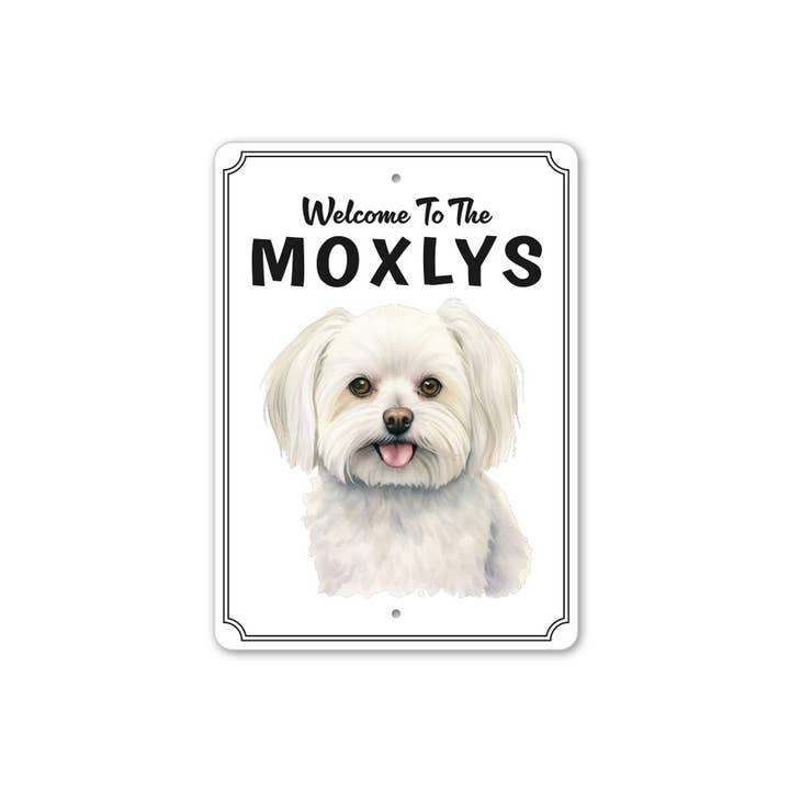 Lizton Sign Shop, Inc - Wholesale Sign - Maltese Welcome To Personalized Sign