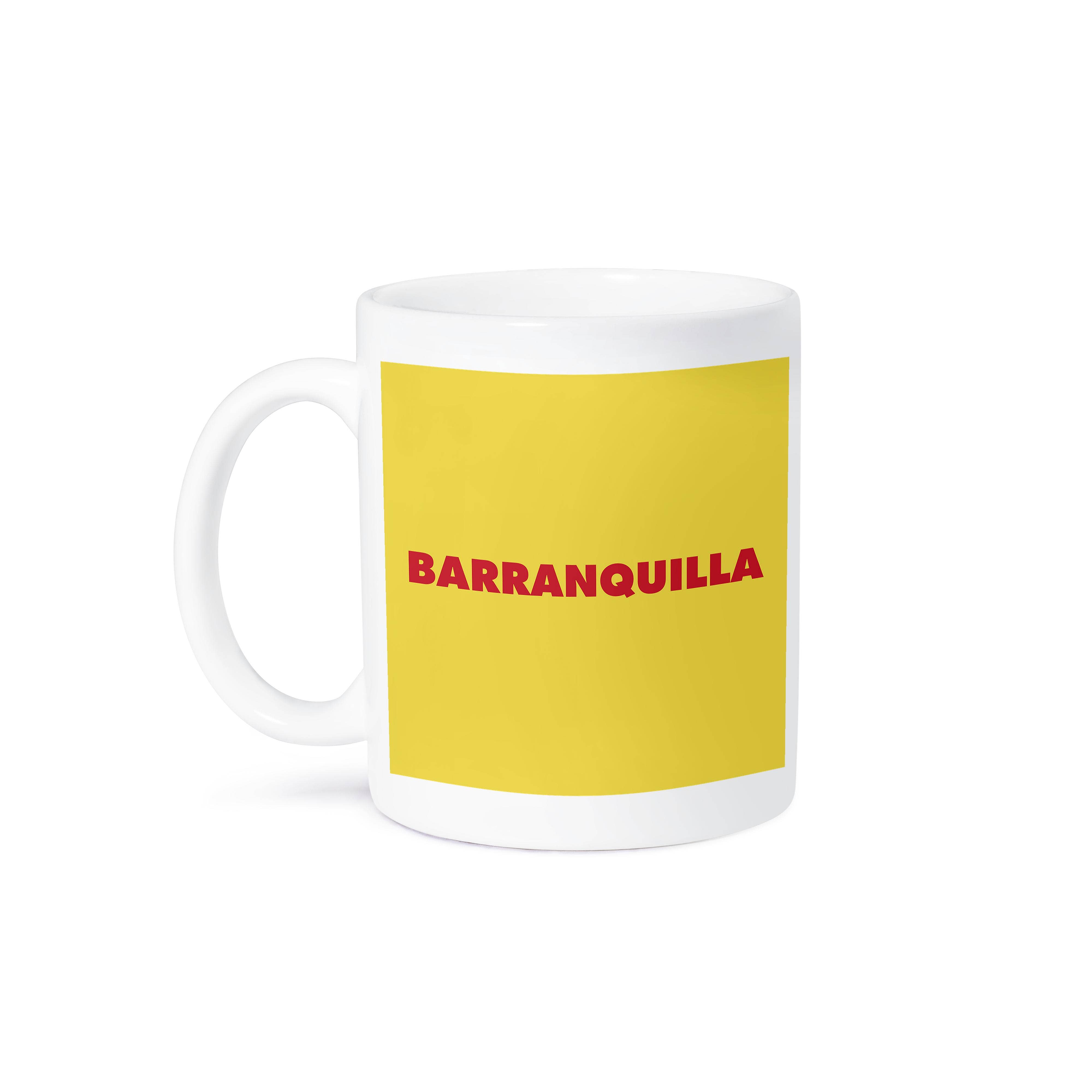 3dRose - Vente Tasse à café - 3dRose, Barranquilla rouge avec fond jaune, Tasse8