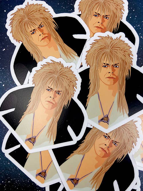 Vinyl Decal - Goblin King - Labyrinth- David Bowie for wholesale by The Red Swan Shop