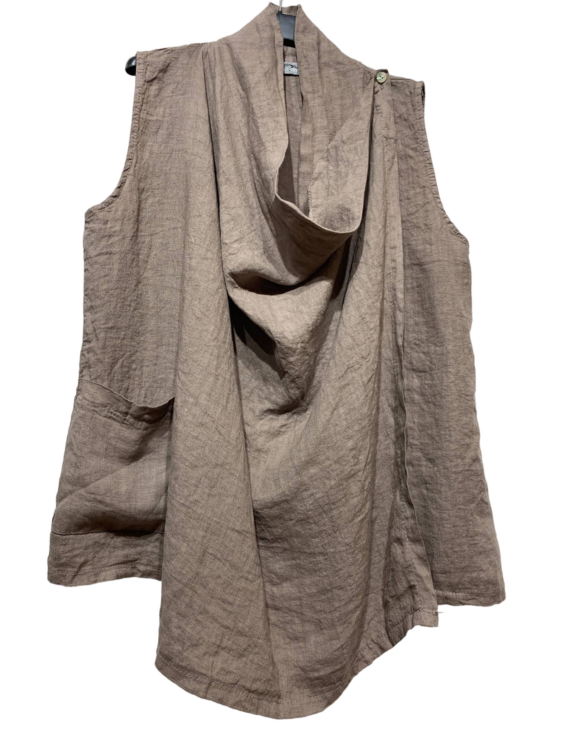 LINEN & COTTON HOUSE – Großhandel Oberbekleidungsweste – Damen – WESTE AUS LEINEN 5172 BESTSELLER FRÜHLINGS- UND SOMMERKLEIDUNG 58