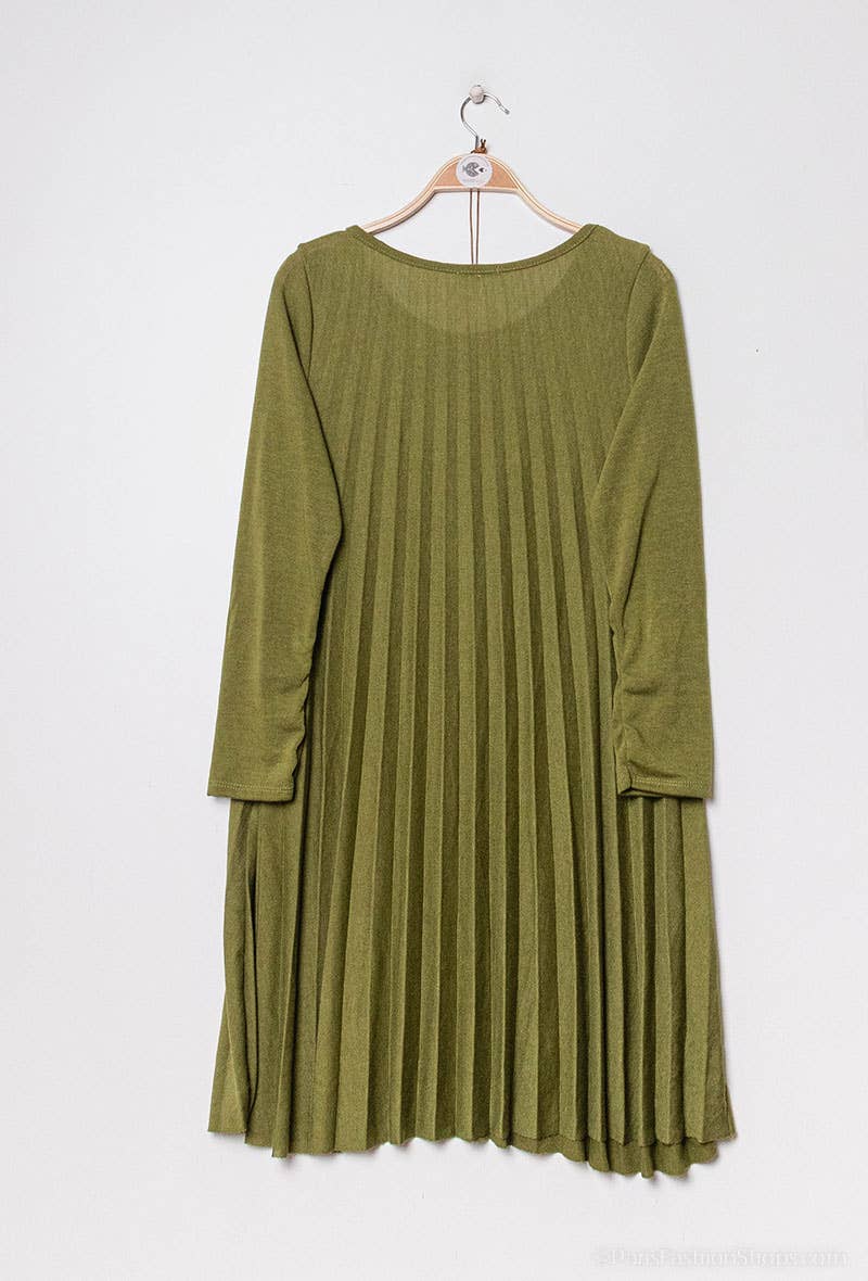 P&R STAR - Wholesale Dress - Women's - Pleated knit dress19
