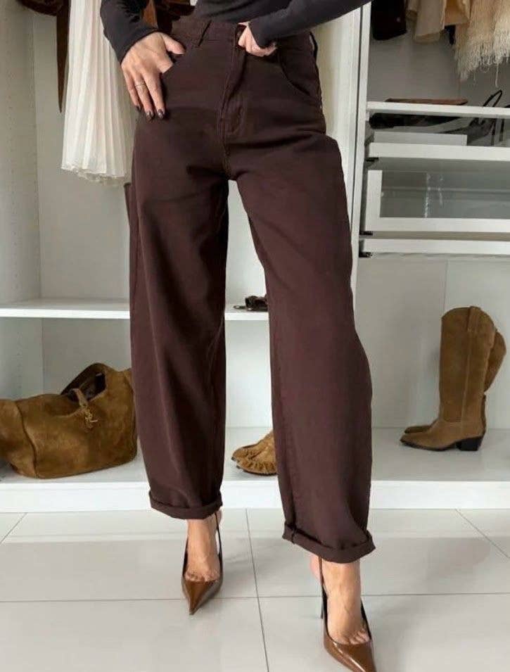 ESTEE BROWN - Wholesale Jeans - Women's - High Waist Balloon Cut Jeans – Stretch7