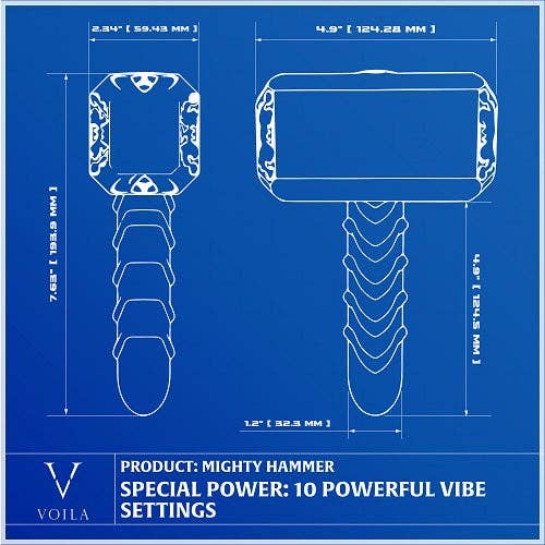 VELVET BRANDS - Wholesale Sex Toy - Mighty Hammer, Fantasy Vibrator and Dildo